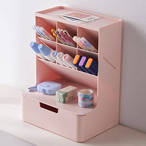 Rangement maquillage pour vanité et coiffeuse avec porte-stylo intégré