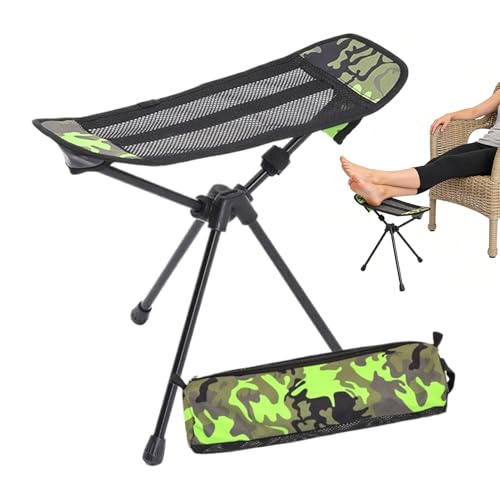 Repose-pieds de voyage pliant et portable pour le camping et le bureau