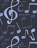  Notenheft: Notenheft zum Selberschreiben/Notenheft blanko/ Notizbuch für Lehrer Musiker und Komponisten/ 80 Seiten /Blanko Notenpapier Manuskript /Piano /Gitarre/ Violine/ Keyboard / DIN A4/Soft Cover