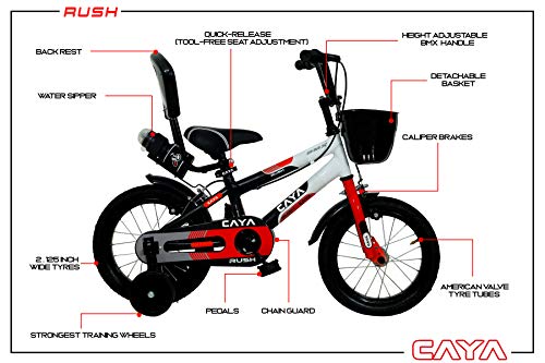 Image of CAYA Rush Kid's Bikes | Cycle for Kids 14 inches 3-5 Years