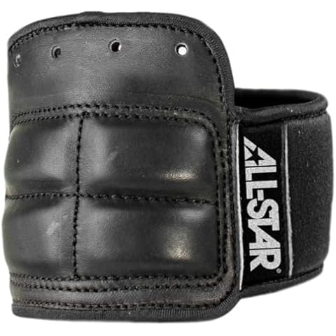 All-Star Pro Lace on Wrist Guard W/Strap - Small, 3.5" - Adult Baseball Mitt Accessory Cover