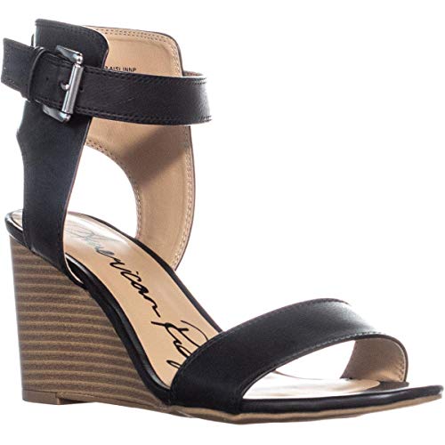 American Rag Womens Aaislinn Open Toe Casual Platform Sandals, Black, Size 5.0