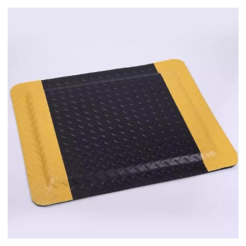 Tapis anti-fatigue contre le mal de dos tapis éponge jaune pour entrepôts