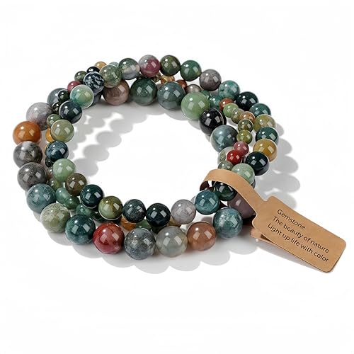 3 Pulseras de Cristal Turquesa Curativo para Mujer y Hombre miniatura 1