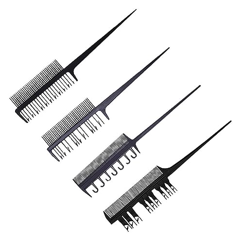 POPETPOP Set Di Pettini Per Mèches Pettini A Coda Per Mèches Per Parrucchieri Strumenti Per Colorare I Per Tinture Per Neri Versatili Per Lo Styling