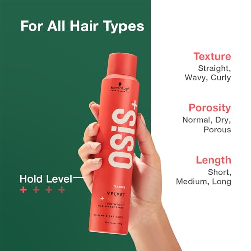 Schwarzkopf OSIS+ Velvet Lightweight Wax Effect Spray 200 ml - vue 9