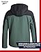 Reebok Men's Jacket - Weather Resistant Fleece Lined Softshell Jacket Coat - Lightweight Casual Coat for Men (M-XXL), Size X-Large, Sage Green