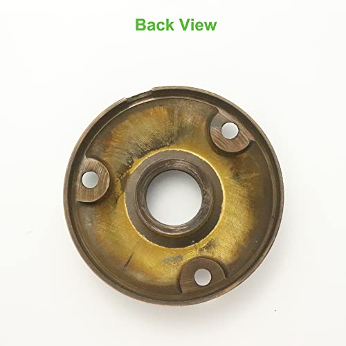 Makergroup Sturdy Cast Brass Surface Mounting Plate Low Voltage Landscape Lighting Accessories Antique Bronze 2Pcs #TOP6