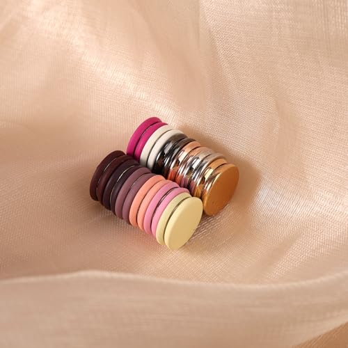 Image of 12pcs Hijab Magnetic Pins, Strong Hijab Magnets Multi-Purpose Scarf Clasp Pinless Brooch Buttons for Women Scarves Clothes Dress (Color A)