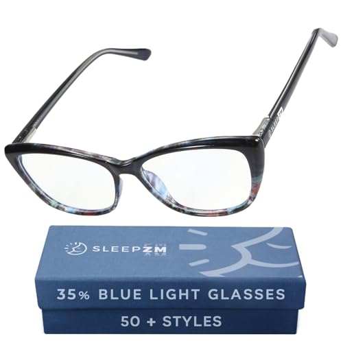 Image of Sleep ZM Blue Light Blocking & Light Sensitivity Glasses - 14 Lens Types for Comfort, Relaxation, Sleep & Relief