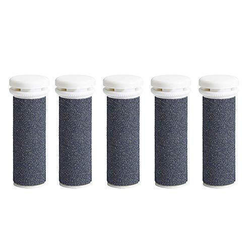 Mineral Replacement Rollers, 5 Pack Super Coarse Head Replacement Compatible With Emjoi Micro Callous Remover For Extremely Rough And Tough Skin