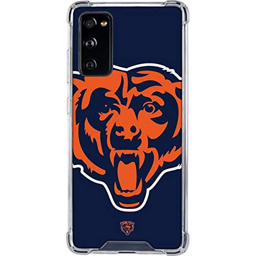 Skinit Clear Phone Case Compatible with Galaxy S20 FE - Officially Licensed NFL Chicago Bears Large Logo Design