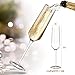 KOIOS Classy Champagne Flutes Glass- Hand Blown Crystal Champagne Glasses Made from 100% Lead Free Premium Crystal Glass, Perfect for Gift, 10