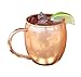 Copper Barrel Mug for Moscow Mules - 16 oz - 100% pure copper by ALCHEMADE - includes free E-Recipe Book
