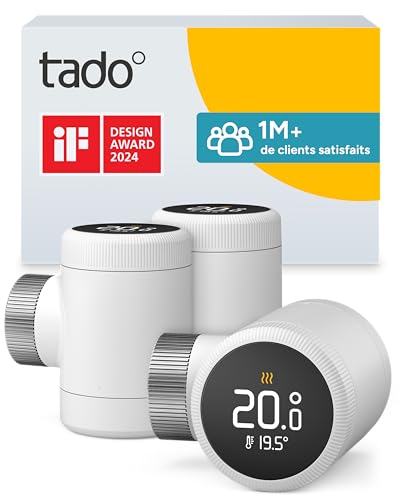 Thermostat Connecté X tado° Lot de 3 vannes intelligentes à programmation vocale - 2