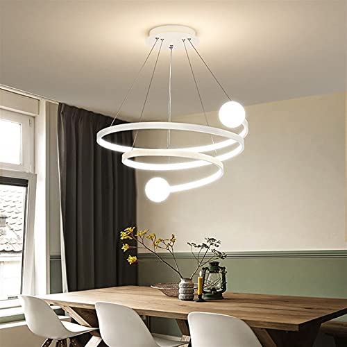 Suspension LED avec télécommande et lustre acrylique moderne à intensité variable