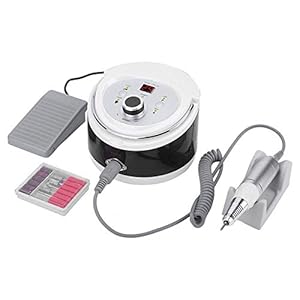 Mini Electric Nail Drill Machine – 35,000RPM Professional Nail Polishing Device HD Digital Display for Salon and Home Pedicure Manicure Polishing Acrylic Nails