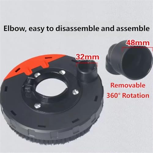 Couvercle de meuleuse à Installation Rapide, adapté Types 100/125 / 150/180, Protections de Roue pour meuleuse d ' Angle – vue 6