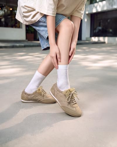 Image of iiimmu Ballet Flats Sneakers for Women Casual Walking Shoes