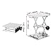 JOIKIT 2 PCS 8 x 8 in Stainless Steel Lab Jack Sicissor Stand, 85mm to 280mm Expandable Lab Lift Table Platform, Load Bearing 15kg/33lbs