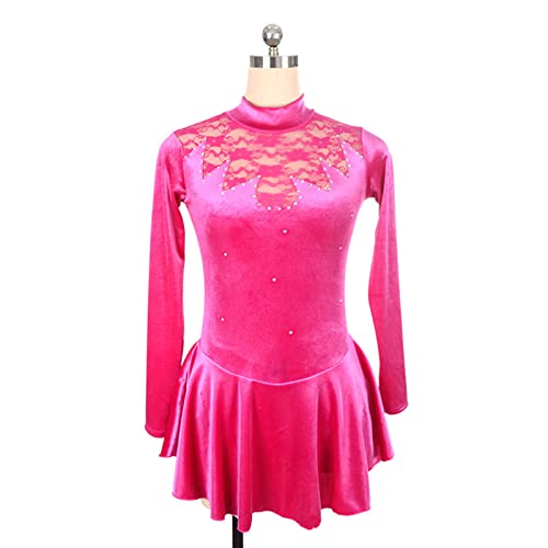Vestidos De Patinação Artística, Traje De Dança De Balé Profissional De Manga Comprida De Veludo Par