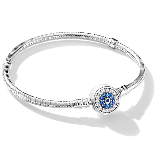 Jokmeo Damen Armband aus 925 Sterlingsilber, Moments Schlangen Gliederarmband für Pandora, kompatibel mit Charm Anhänger...