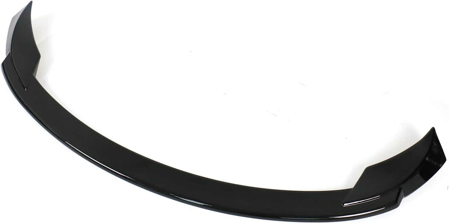 IKON MOTORSPORTS, Trunk Spoiler Compatible with 2017-2025 Tesla Model 3, Sport Style Gloss Black Blow Molding ABS Plastic Rear Trunk Lid Spoiler Wing Lip