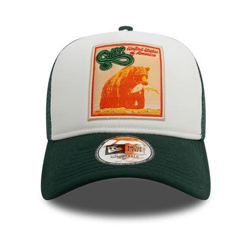 New Era A Frame Mesh Trucker Cap California Patch - vue 3