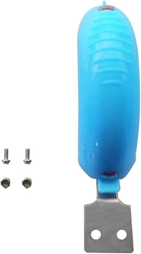 Piezas de freno de guardabarros de rueda trasera para 2-3 ruedas Kick Scooter actualización de metal trasero Fender Brake Assembly (Modelo 1 azul)
