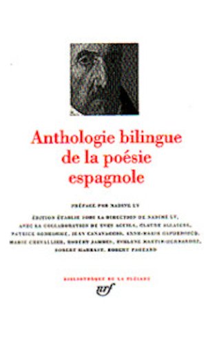 Anthologie bilingue de la poésie espagnole Livre PDF Gratuit