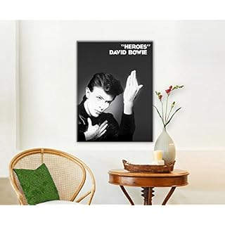 1art1 David Bowie Poster Impression sur Toile Heroes Affiche Murale XXL Encadrée | Tendue sur Cadre en Bois | Tableau 80×60 cm - Les Beatles, Paul McCartney, John Lennon, RIngo Starr, George Harrison 1art1 David Bowie Poster Impression sur Toile Heroes Affiche Murale XXL Encadrée | Tendue sur Cadre en Bois | Tableau 80x60 cm – Image 2