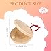 Fuyamp 24 Pcs Castanets Wooden Musical Instrument Finger Castanets Baby Castanet Hand Finger Castanets Classroom DIY Wooden Percussion Instrument for Kids Adults