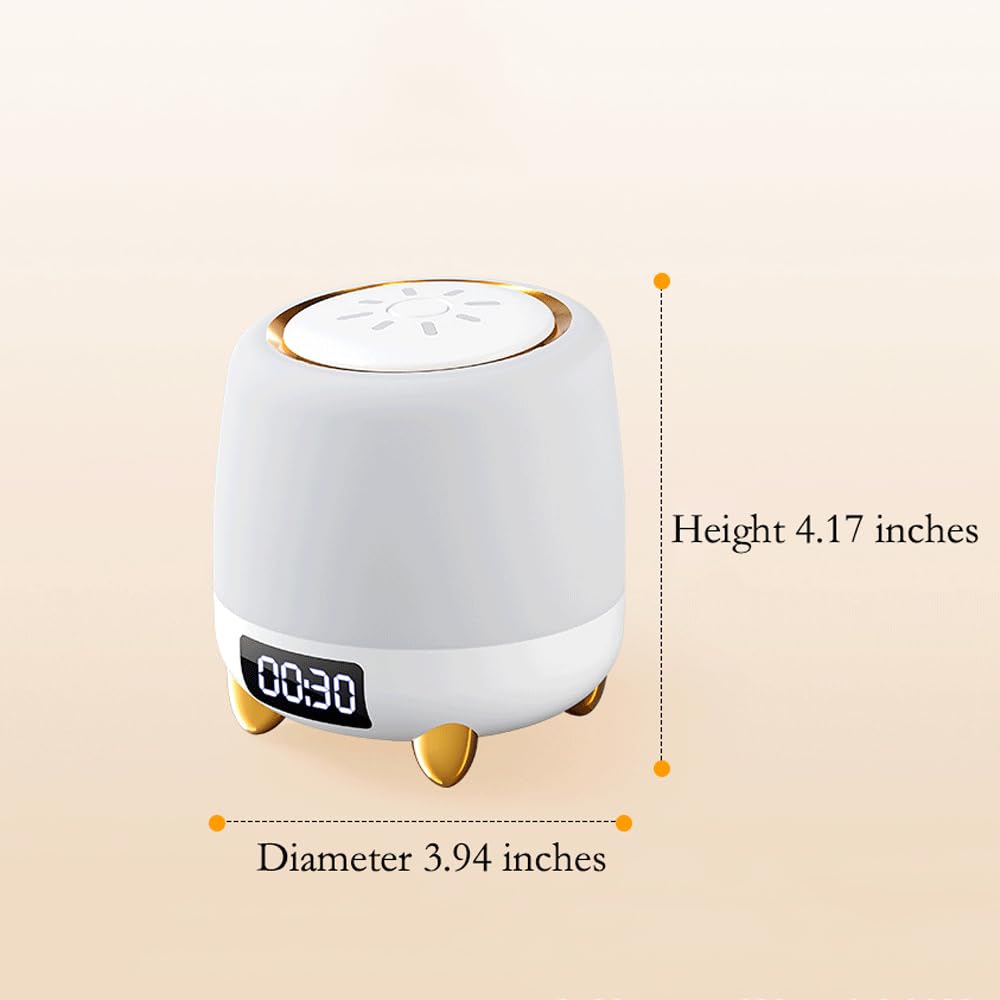 Longe Portable Conception Veilleuse à Gradation Infinie avec télécommande et réveil Lueur Lampe de Soins pour Les Yeux de Salon Chambre Nursery