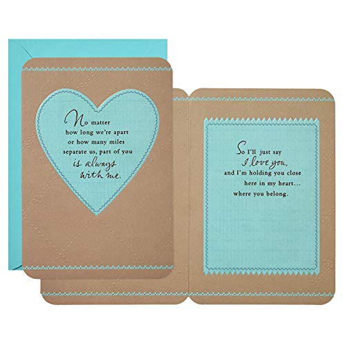 Hallmark Love Card Assortment, New Relationship/Miss You/Time Apart/Just Because (6 Cards With Envelopes) #TOP5