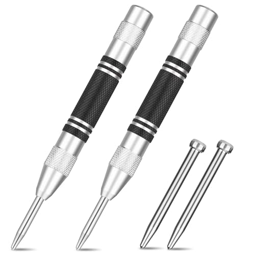 DJGINRO 2Pcs Automatic Center Punch, 5
