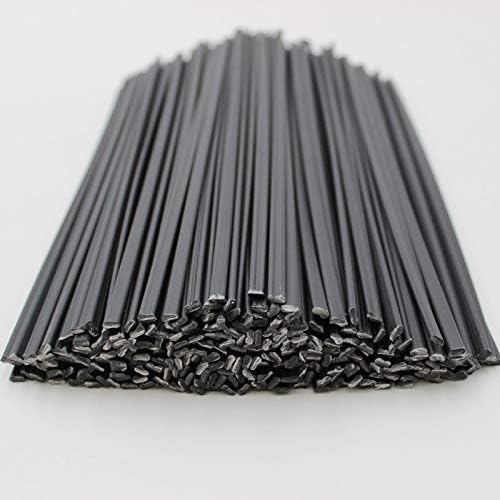 40PCS Polypropylene PP Plastic Welding Rods - 250mm Length ，2.5mm Width x 5mm Height (Black)