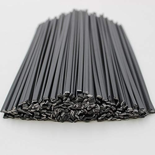 40PCS Polypropylene PP Plastic Welding Rods - 250mm Length ，2.5mm Width x 5mm Height (Black)