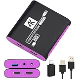 キャプチャーボード USB 3.0 ビデオキャプチャーデバイス 4K 30Hzパススルー & 1080P 60FPS録画対応 PS5/PS4/Switch/Xbox/PC/Wii U/ウェブカメラ/スマートフォンに適用 Windows 7/8/10/11 Mac Linux Android iPad OBS YouTube Twitch対応 低遅延のゲーム配信 画面共有 会議用
