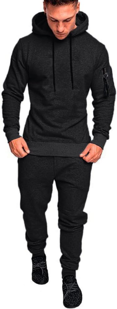 Men’s Tracksuits 2 Piece Outfit Sweatsuits for Men Casual Hoodie Sports Jogging Suits Sets