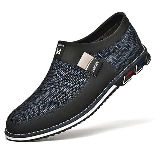 Mens Casual Shoes Sneakers Oxford Comfort Walking Shoes for Male Slip-On Fashion Business Office Dress Shoes