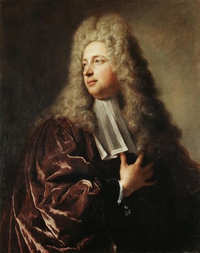 Tableau Toile Portrait d'un Echevin Jean François De Troy Art 60x90cm