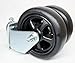 2000lbs Dual Wheel Swivel Caster Trailer Tongue Jack Wheel for Trailer Jack HD