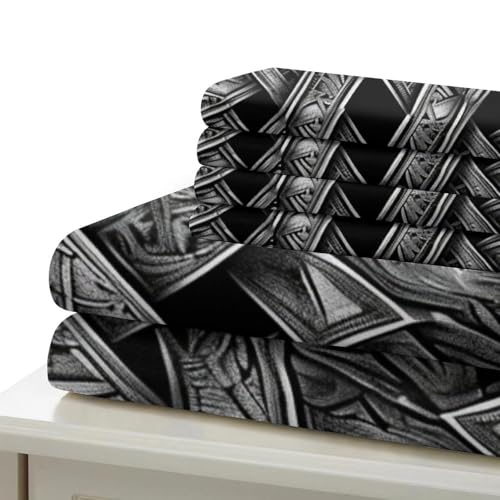 Sets de housses de couettes 3 pièces microfibre douce 135x200 - 6
