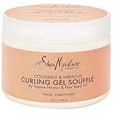 Shea Moisture Coconut & Hibiscus Gel Souffle 12 once (354ml) (3 Pack)