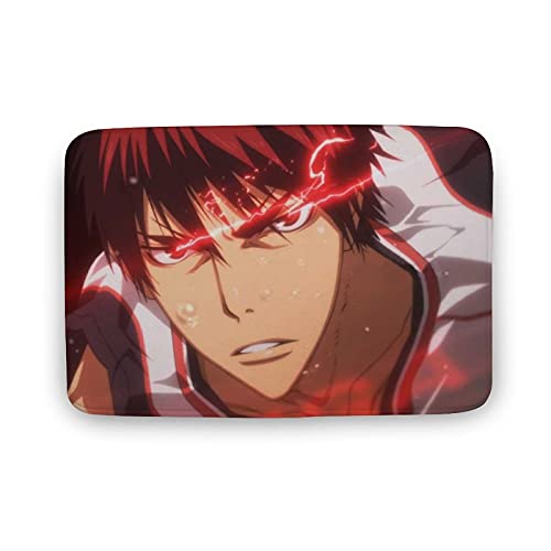 黒子のバスケ ラグ カーペット ラグマット 洗える 滑り止め付 抗菌 防臭 防ダニ 床保護マット おしゃれ かわいい ふわっと手触り 優しいフランネルラグ 絨毯 15"×25"