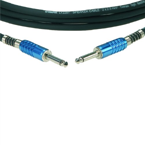 Cable de altavoz Klotz SC3PP01BK de 3 pies que elimina interferencias en el sonido