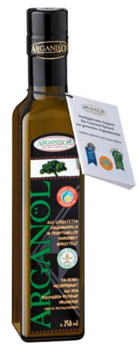 ARGAND'OR - Bio-Arganöl Klassik Premium | Geröstetes Gourmet-Speiseöl mit mildem, nussigem Geschmack aus kontrolliert biologischem Anbau. Ideal zum Verfeinern von Speisen. | Inhalt: 250ml