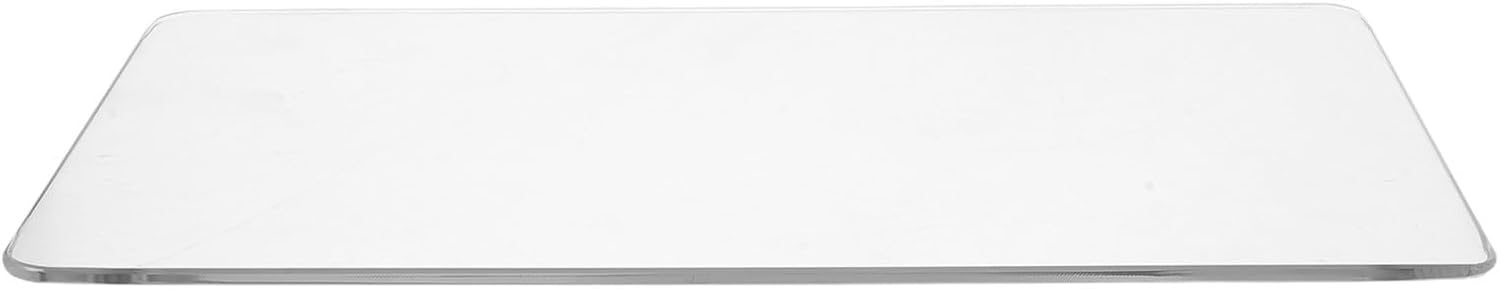 COLLBATH Transparent Cutting Boards, Small Glass Chopping Board for Counter Use, Easy Clean, Heat Resistant for Food Presentation at Parties 11.8'' x 7.9''