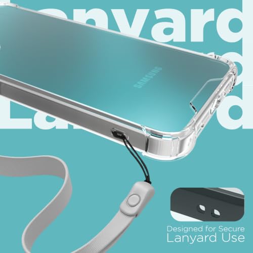 Image of RIGGEAR Shockproof Clear Hybrid Airbag Armor Back Cover Case Compatible with Samsung Galaxy M47 5G (Transparent PC and TPU Bumper)