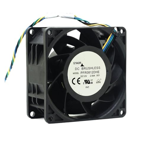 Ventilateur 80 mm PFR0812DHE ventilateur de refroidissement de serveur DC 12 V 4 fils